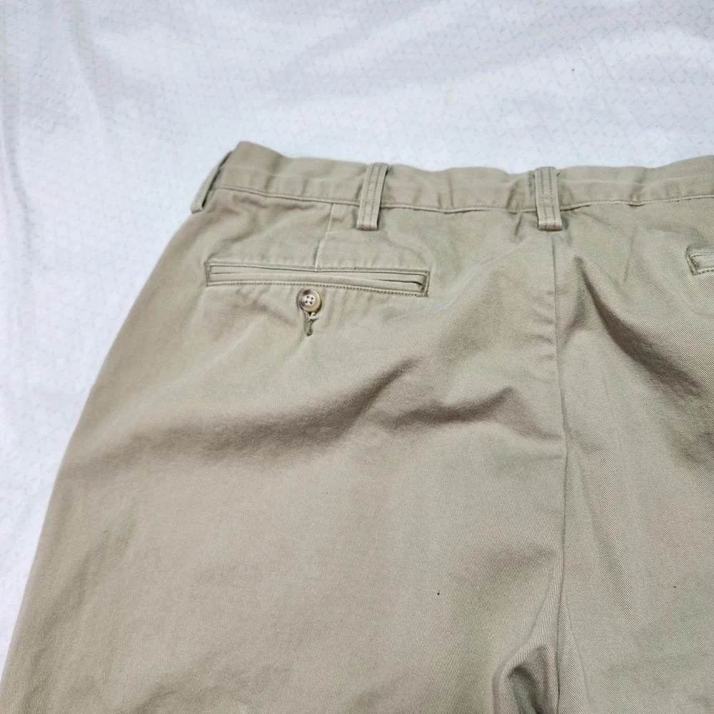 Polo Ralph Lauren Mens Khaki Chino's Pants Cotton Relaxed Fit 36x30